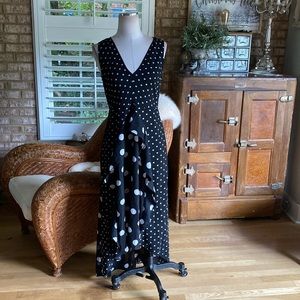 AX Paris Black and White Polka Dot Dress